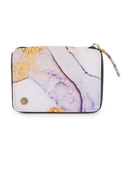 Lapis O Lupo - Women Wallet Marbel Clutch Card holder (LLCL0006CR Cream)