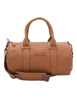 Lapis O Lupo - Tan Crush Duffle Bag