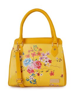 Lapis O Lupo - Yellow Floral Handbag