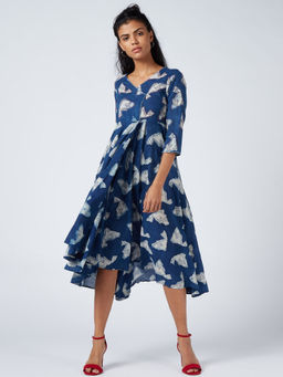 Okhai - Ocean Love Cotton Hand Block Print Dress