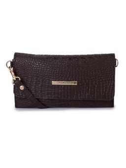 Lapis O Lupo - Brown Solid Sling Bag