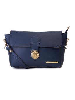 Lapis O Lupo - Blue Solid Sling Bag