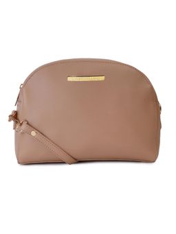 Lapis O Lupo - Beige Solid Sling Bag