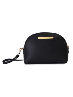 Lapis O Lupo - Black Solid Sling Bag