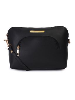 Lapis O Lupo - Black Solid Sling Bag