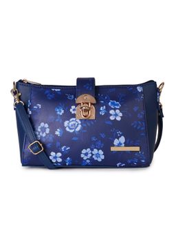 Lapis O Lupo - Blue Floral Sling Bag