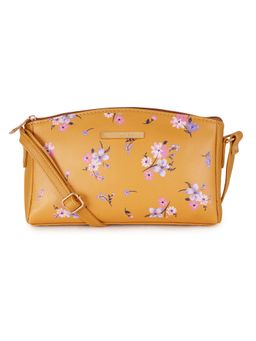 Lapis O Lupo - Mustard Floral Sling Bag