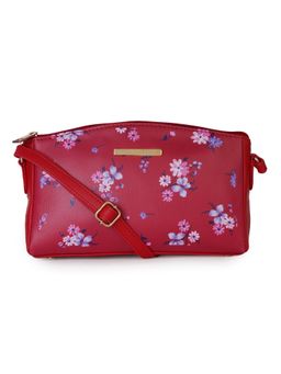Lapis O Lupo - Red Floral Sling Bag