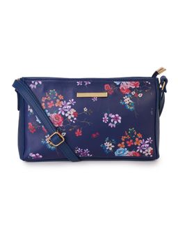 Lapis O Lupo - Blue Floral Sling Bag
