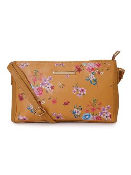 Lapis O Lupo - Mustard Floral Sling Bag