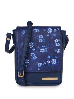 Lapis O Lupo - Blue Floral Sling Bag
