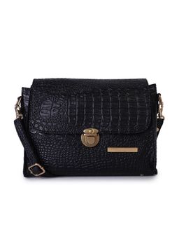 Lapis O Lupo - Black Solid Sling Bag