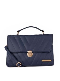 Lapis O Lupo - Women Quilt design Sling Bag (LLSL0080BL Blue)