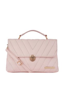 Lapis O Lupo - Women Quilt design Sling Bag (LLSL0080PK Pink)