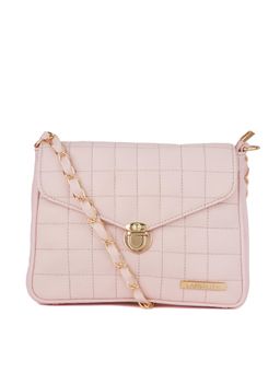 Lapis O Lupo - Women Solid Sling Bag (LLSL0085PK Pink)