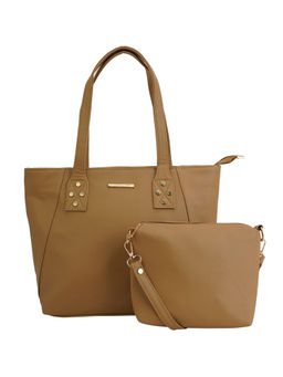 Lapis O Lupo - Beige Tote Bag With Pouch