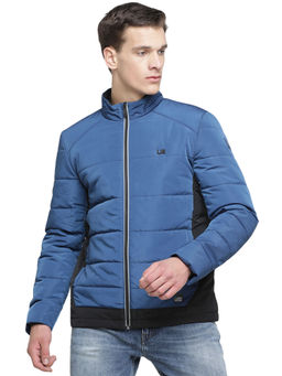 Lee - Blue Colorblock Regular Fit Jacket
