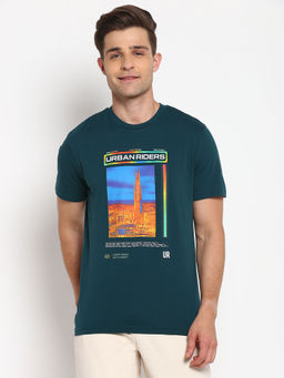 Lee - Green Graphic Print Regular Fit Tshirt