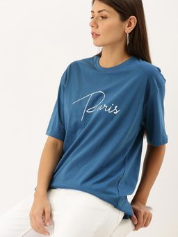 DILLINGER - Blue Printed T-Shirt