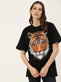 DILLINGER - Black Graphic T-Shirt