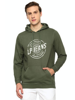 Louis Philippe - Olive Sweatshirt