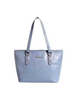 Lino Perros - Blue Coloured Croco Shoulder Bag