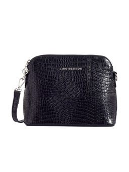 Lino Perros - women croco black sling bag