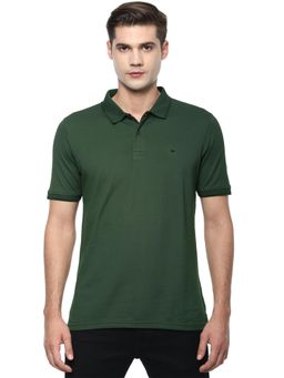 Louis Philippe - Solid Green T-shirt