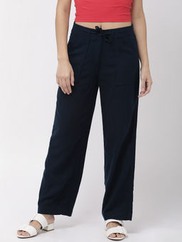 Go Colors - Navy Blue Cargo Pant
