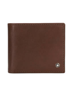 Louis Philippe - Men 100% Leather Wallet with Card Slot & Full- Length Cash Compartment