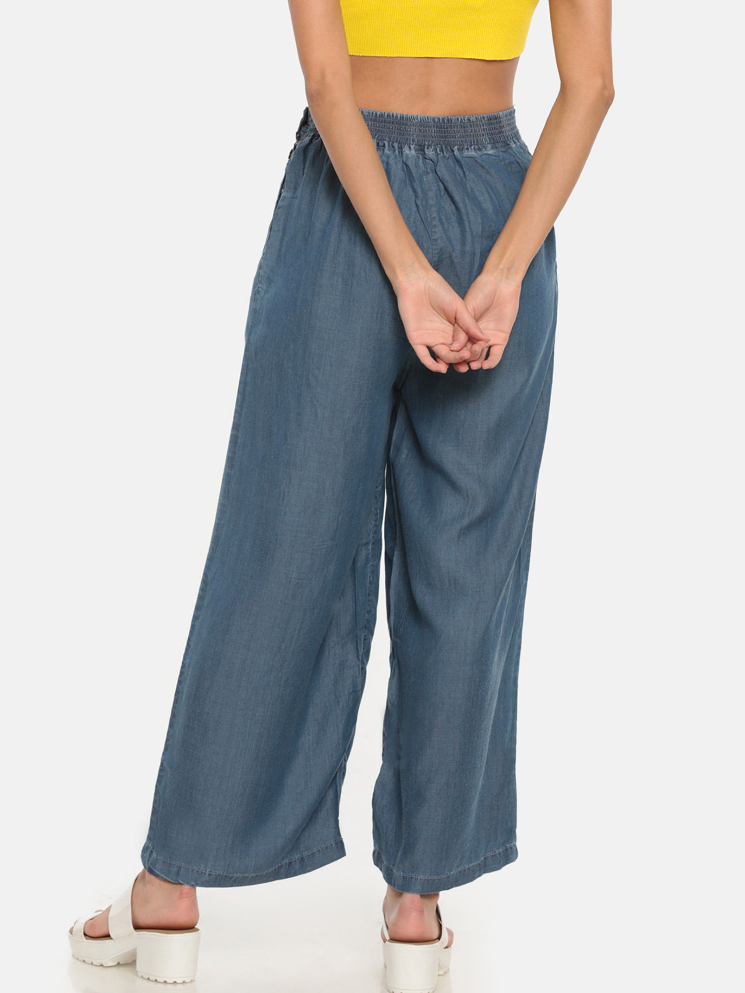 denim palazzo go colors