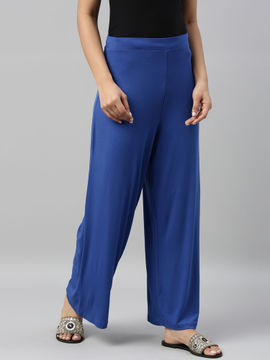 palazzo pants royal blue