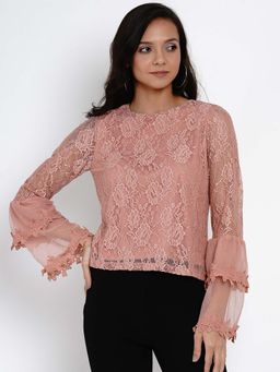 Latin Quarters - Pink Solid Blouse