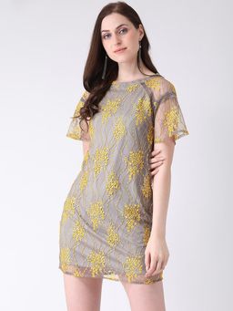 Latin Quarters - Yellow Solid Dress