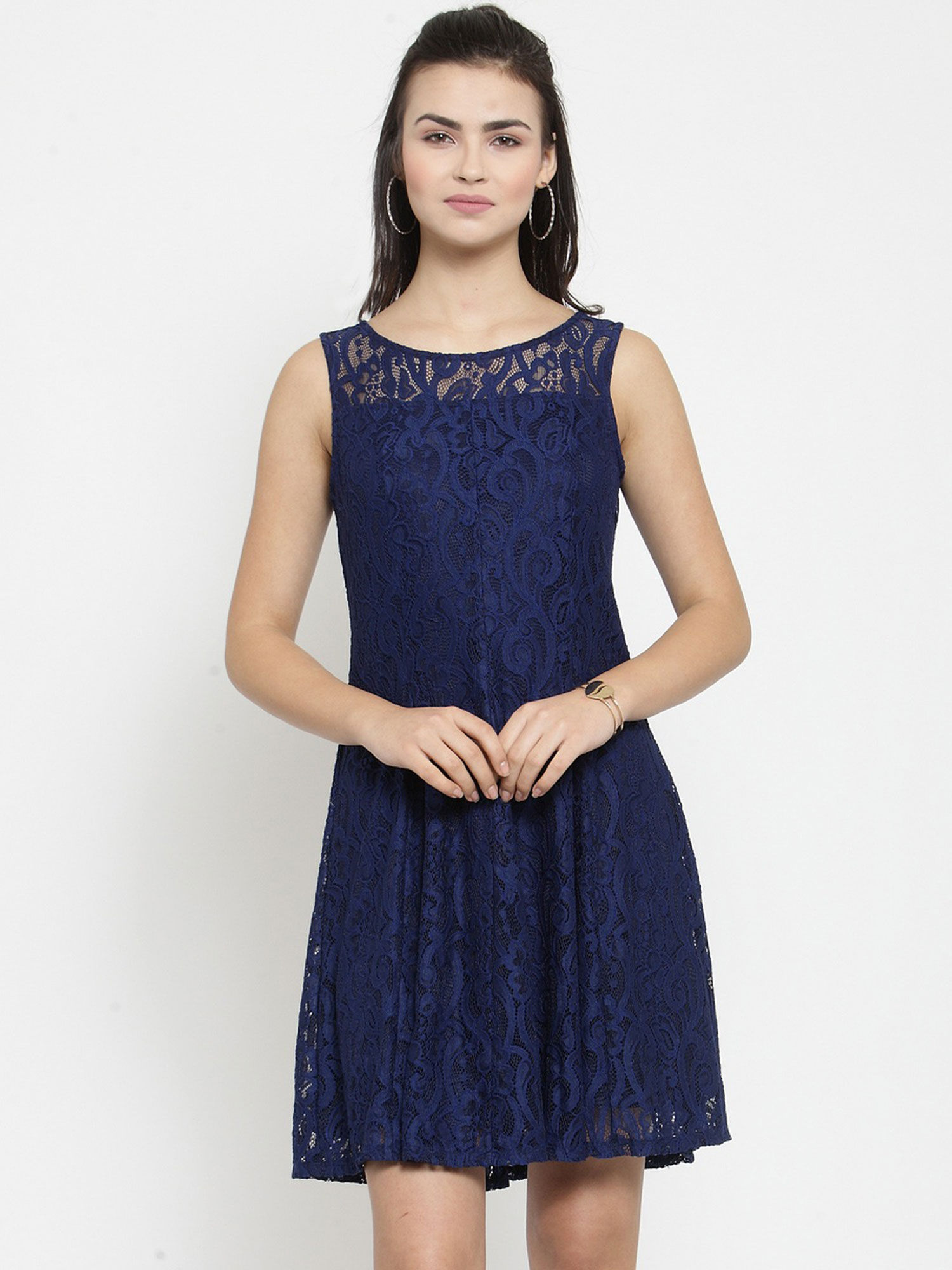 Buy Latin Quarters Navy Blue Detailing 