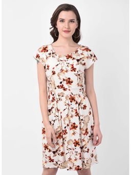 Latin Quarters - Brown Printed Dress
