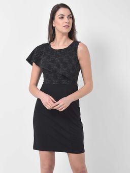 Latin Quarters - Black Solid Dress