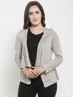 Latin Quarters - Beige Tie & Dye Shrug