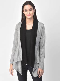 Latin Quarters - Grey Acrylic Long Sweater