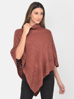 Latin Quarters - Rust High Neck Ponchu