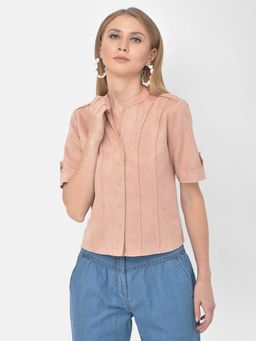 Latin Quarters - Pink Half Sleeve Knit Top