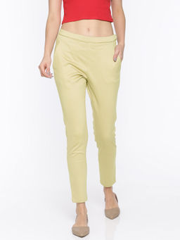 Go Colors - Beige Smart Fit Trousers