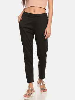Go Colors - Black Smart Fit Trousers