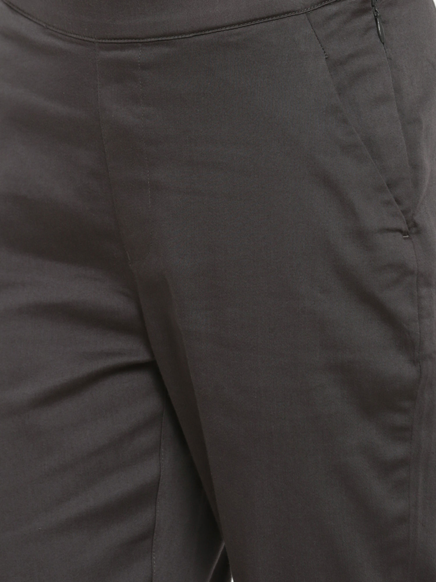 Silver Grey Smart Fit Trousers 
