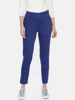 Go Colors - Young Royal Blue Smart Fit Trousers