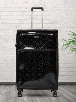 Calvin Klein - IMPRESSION Black Color Polyester Material Soft 28" Large Size Trolley
