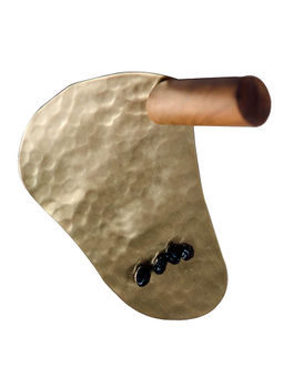 Living With Elan - The Belacha Brass Serving Platter(Brass finish)