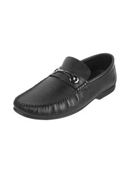 Metro - Mens Black Driving Shoes Metro Loafers