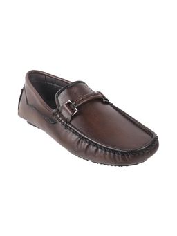 Metro - Mens Brown Driving Shoes Metro Mens Brown Loafers