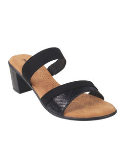 Mochi - Black Solid Heels